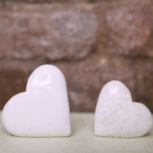 Scolecite Heart-Shaped Crystal