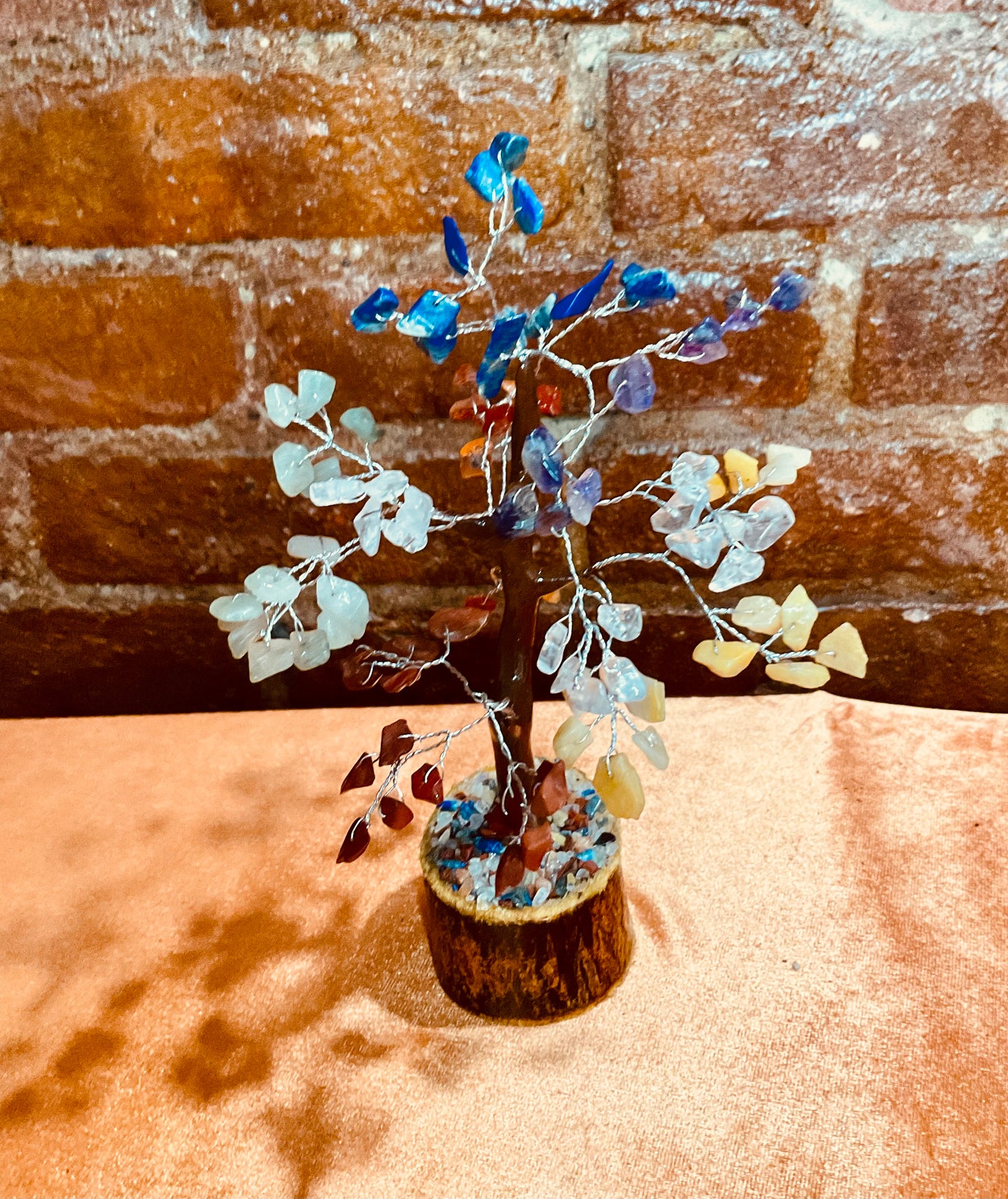 Chakra crystal tree