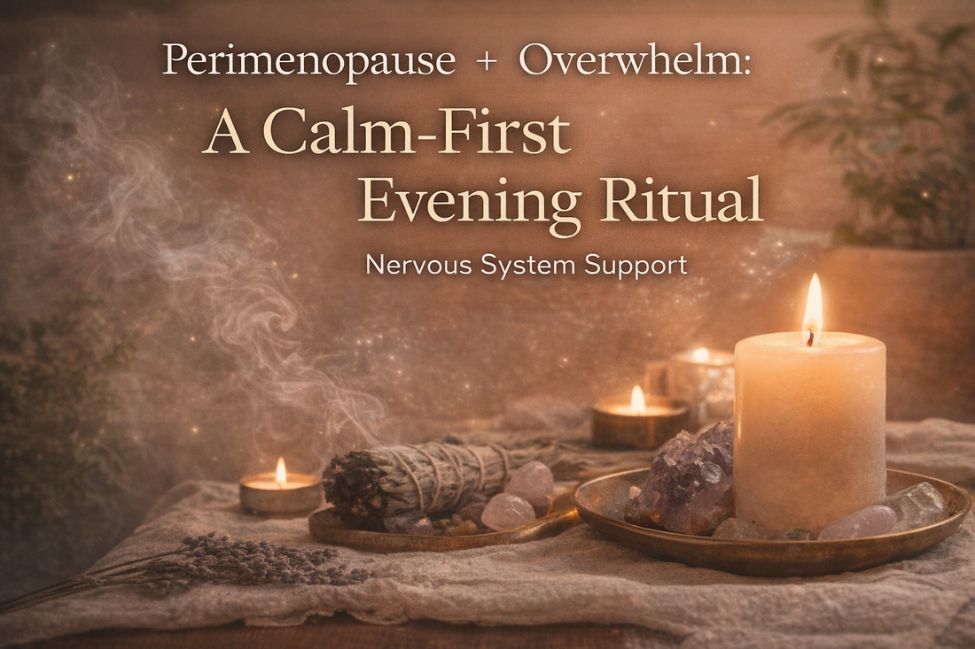 Perimenopause and Overwhelm at Night: A Calming Evening Routine to Ease Anxiety and Support Sleep