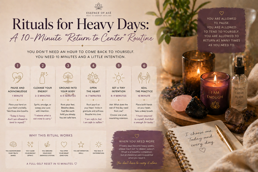 Rituals for Heavy Days: A 10-Minute "Return to Center" Routine