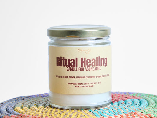 Ritual Healing Candle- For Abundance