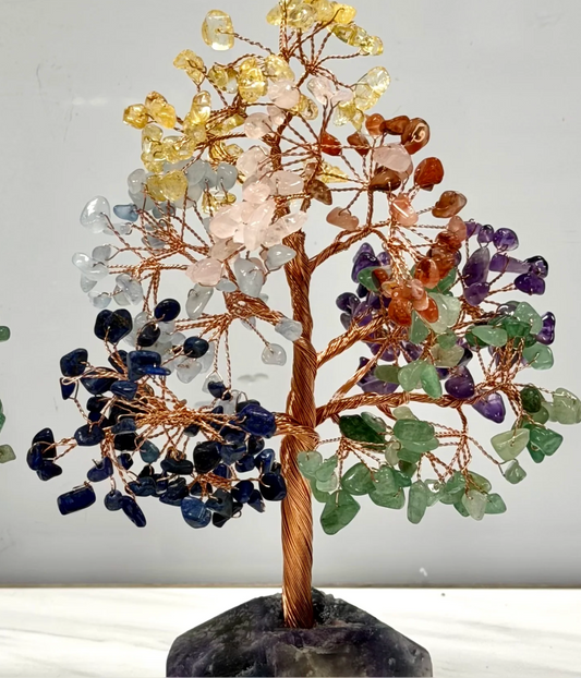 SEVEN CHAKRA CRYSTAL TREE