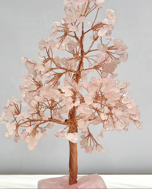 ROSE QUARTZ CRYSTAL TREE