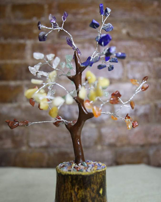 Chakra crystal tree
