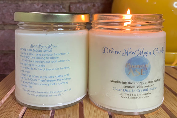 Divine New Moon Candle